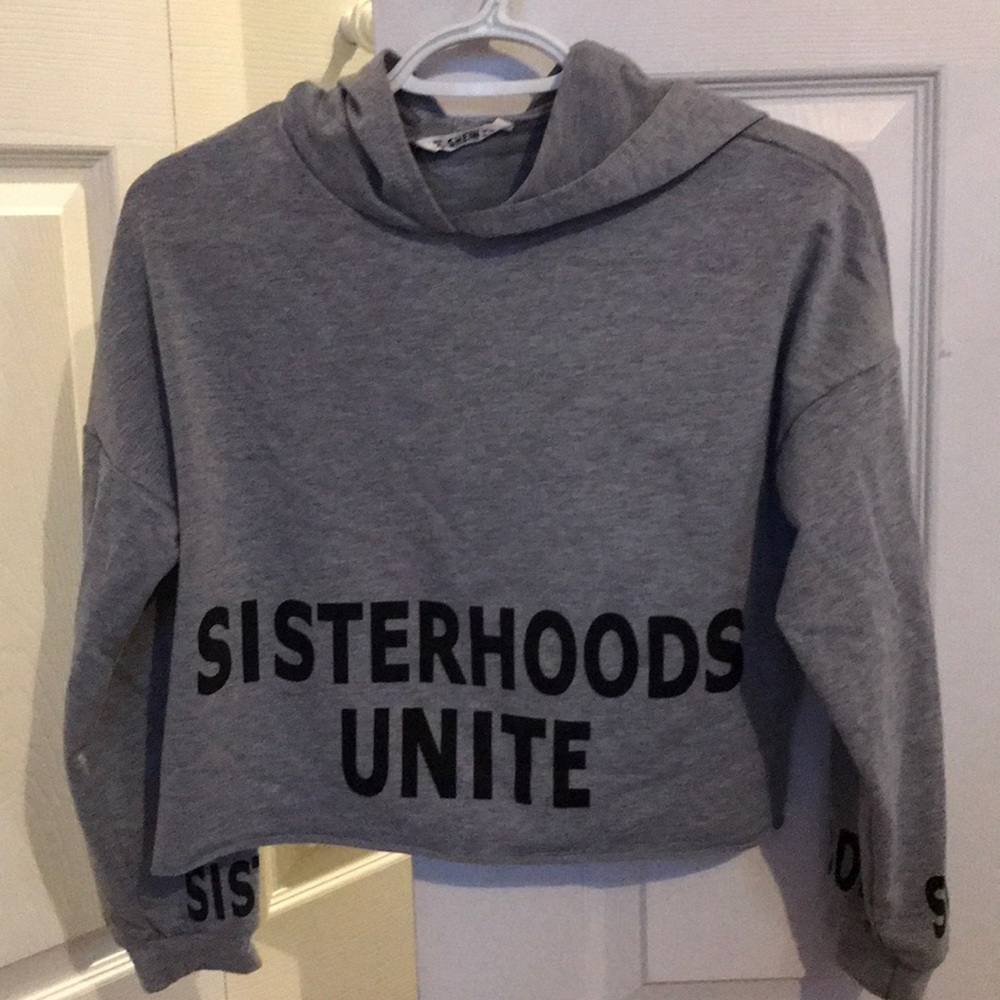 Sisterhoods Unite Crop-top sweatshirt
